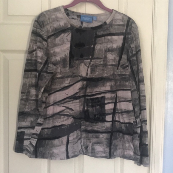 Simply Vera Vera Wang Tops - Simply Vera Vera Wang watercolor tee shirt XL